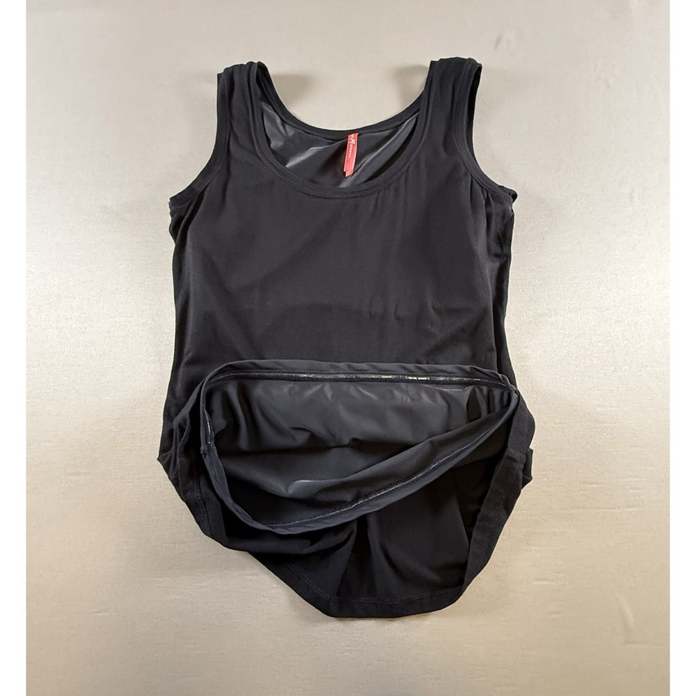 Ruby Ribbon Shapewear Tank Top Dual Layer Compression Cami Black Large - Picture 4 of 13